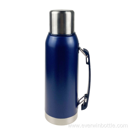 1L Stainless Steel Hammer Powder Printed Vacuum Flask